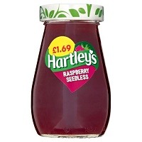 Hartleys Raspberry Seedless Jam 340gm
